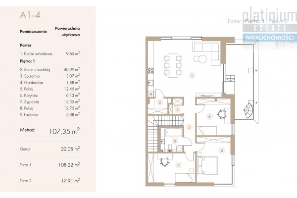 Krak&oacute;w, LUX apartament z tarasem na dachu Krak&oacute;w