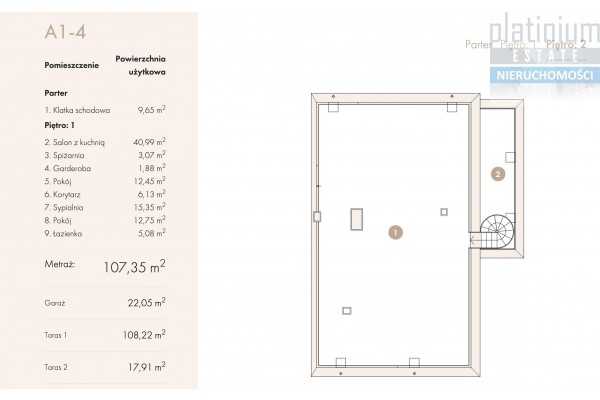 Krak&oacute;w, LUX apartament z tarasem na dachu Krak&oacute;w