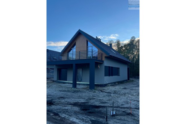 bialski, Biała Podlaska, Porosiuki, Dom Leśny od strony lasu z dwoma kominkami