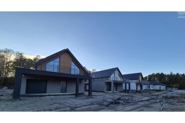 bialski, Biała Podlaska, Porosiuki, Dom Leśny od strony lasu z dwoma kominkami