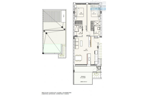 San Pedro, Apartament Premium z solarium - 350 m od plaży