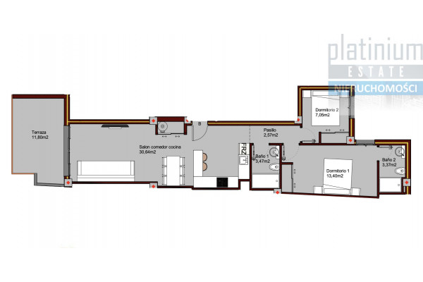 Torrevieja, Apartament z tarasem na dachu Torrevieja