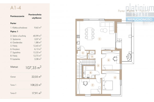 Kraków, LUX apartament z tarasem na dachu Kraków