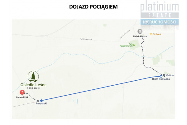 Biała Podlaska, Dom Nowoczesny z dużymi tarasami 54m2