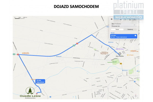 Biała Podlaska, Dom Nowoczesny z dużymi tarasami 54m2