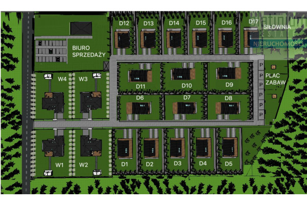 Biała Podlaska, Dom Nowoczesny z dużymi tarasami 54m2