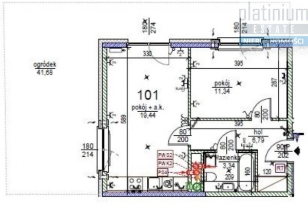 Warszawa, Targ&oacute;wek, Apartament z ogr&oacute;dkiem