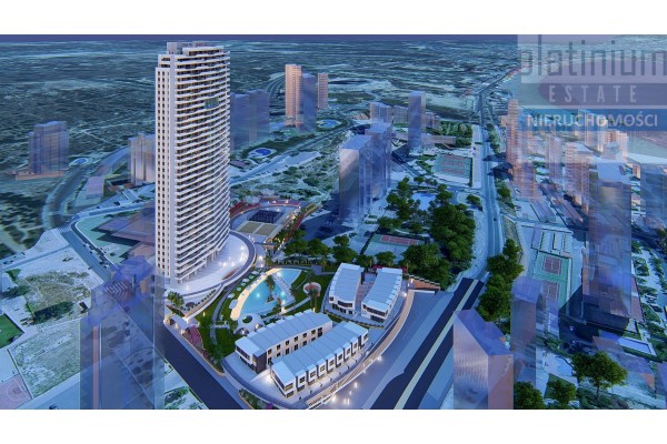 costa blanca, Benidorm, Luksusowy Apartament na 22 piętrze - blisko morza