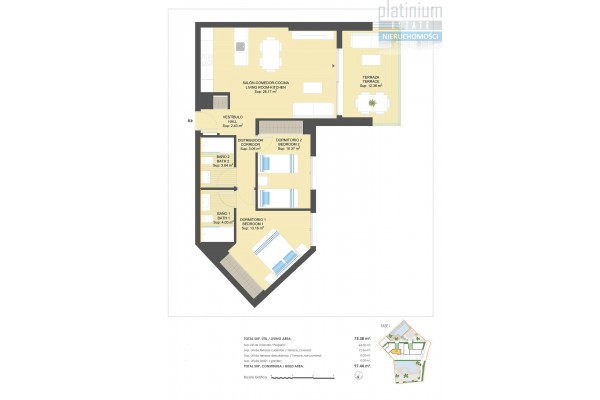 Campoamor, Apartament z podgrzewanym basenem, blisko plaży